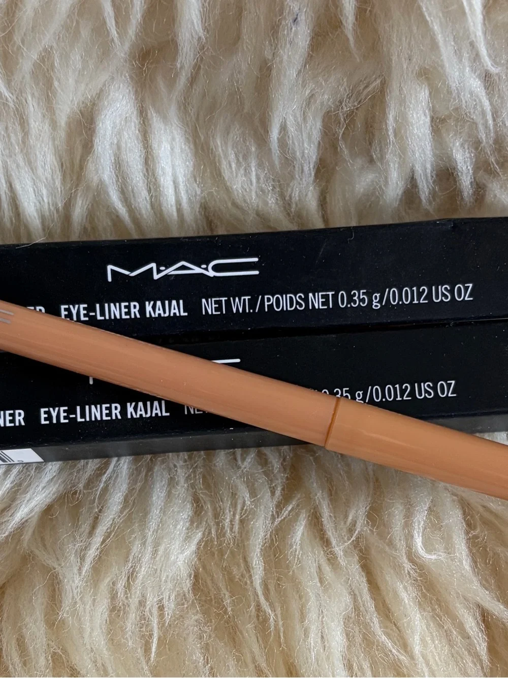 MAC Set 2 Technakohl Eye Liner Kajal Bare Asset Light Beige NEW Full Size Pencil